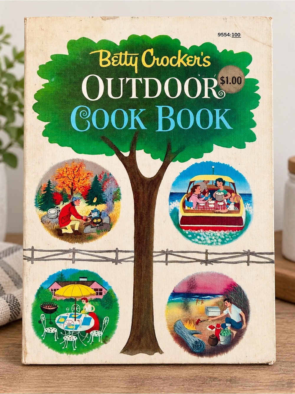 Vintage 1961 Betty Crocker’s Outdoor Cook Book – Golden Press Spiral Bound